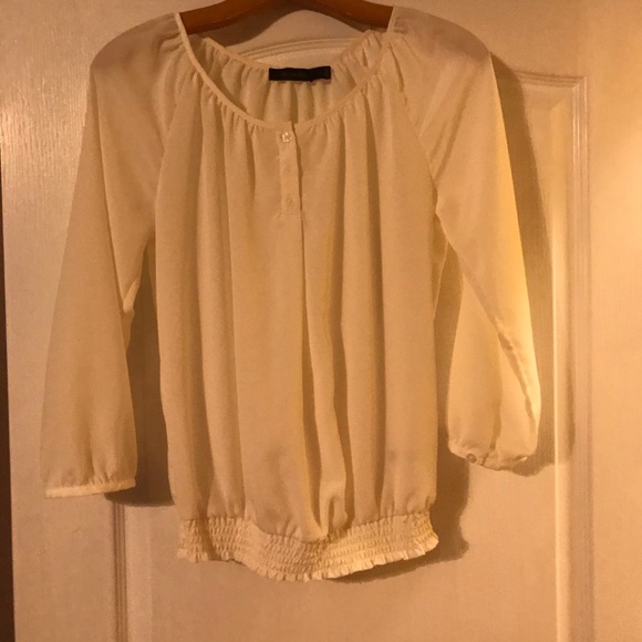 The Limit 3 quarter inch sleeves off white size S. - Picture 1 of 6